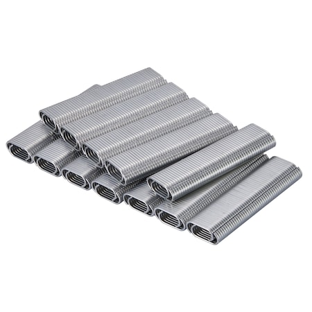 Spec Ops Hog Ring Staples, 16 ga, 11/16 in Leg L, Steel, 2500 PK M7-RING616G50B